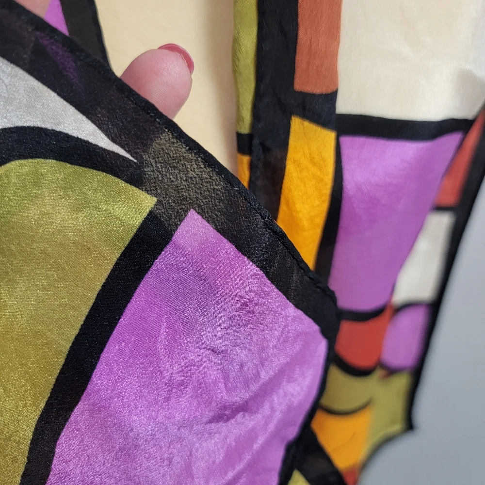 Echo silk scarf